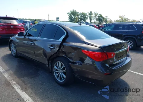 2017 Infiniti Q50 3.0T Premium z USA, uszkodzony, nr VIN JN1EV7AR8HM838880